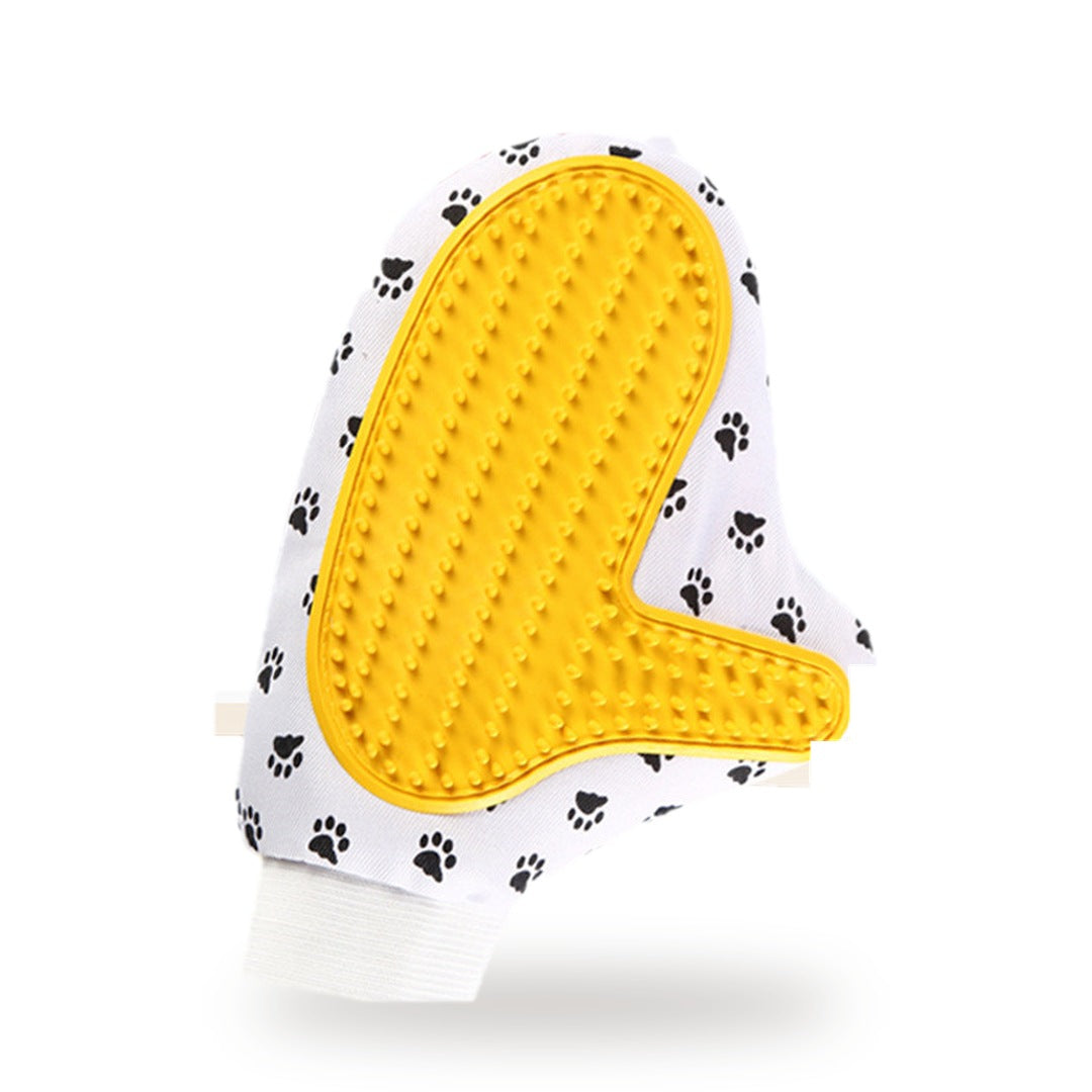 Gentle Deshedding Grooming Glove for Dogs & Cats