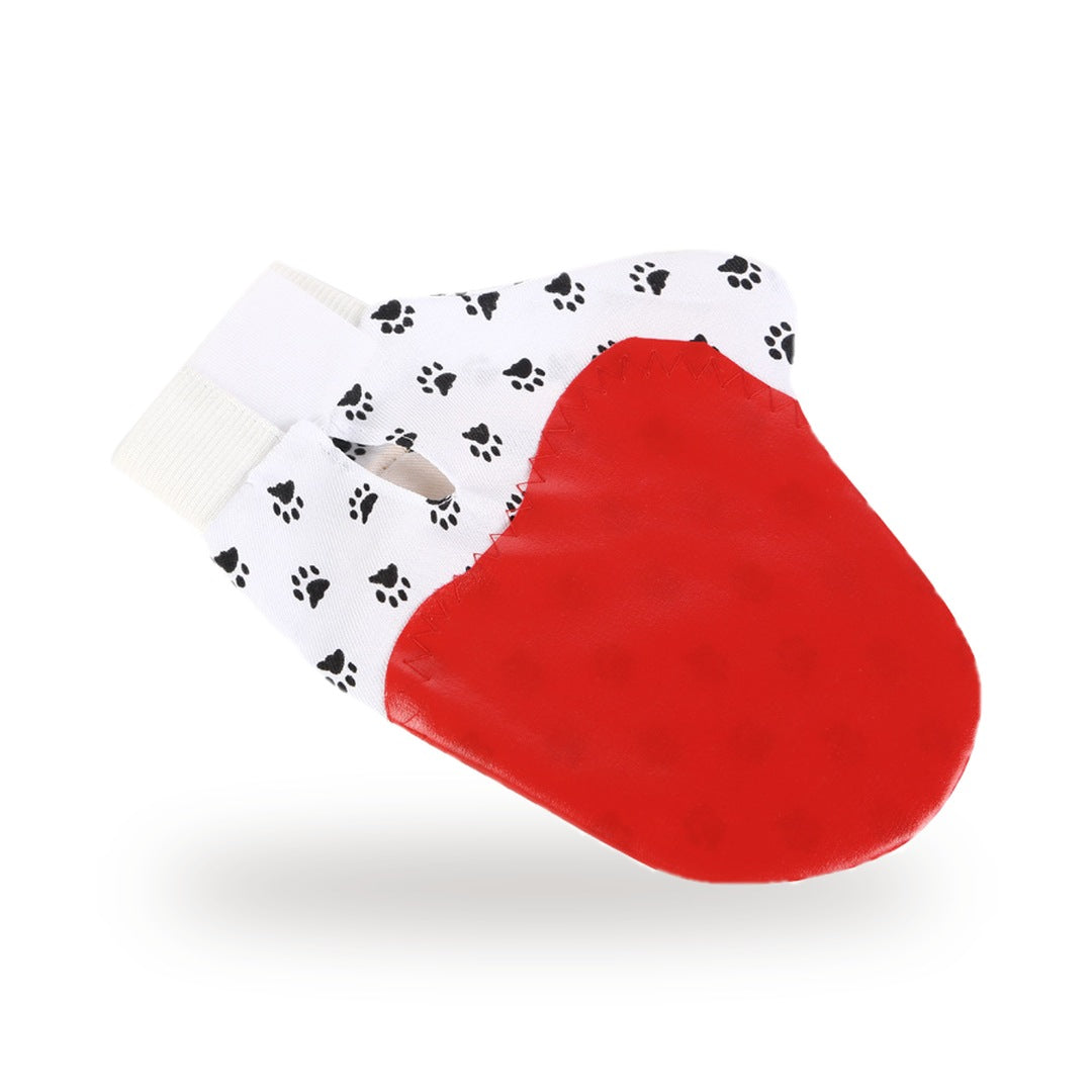 Gentle Deshedding Grooming Glove for Dogs & Cats